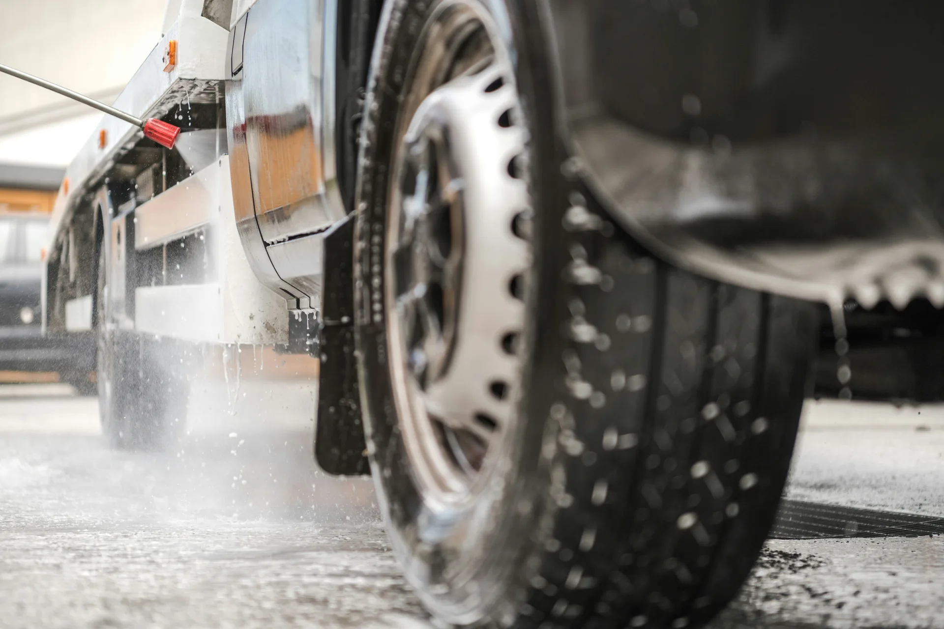 High Pressure Water Jet Closeup on /glossary/ — Kitchener Pressure Washing Kitchener