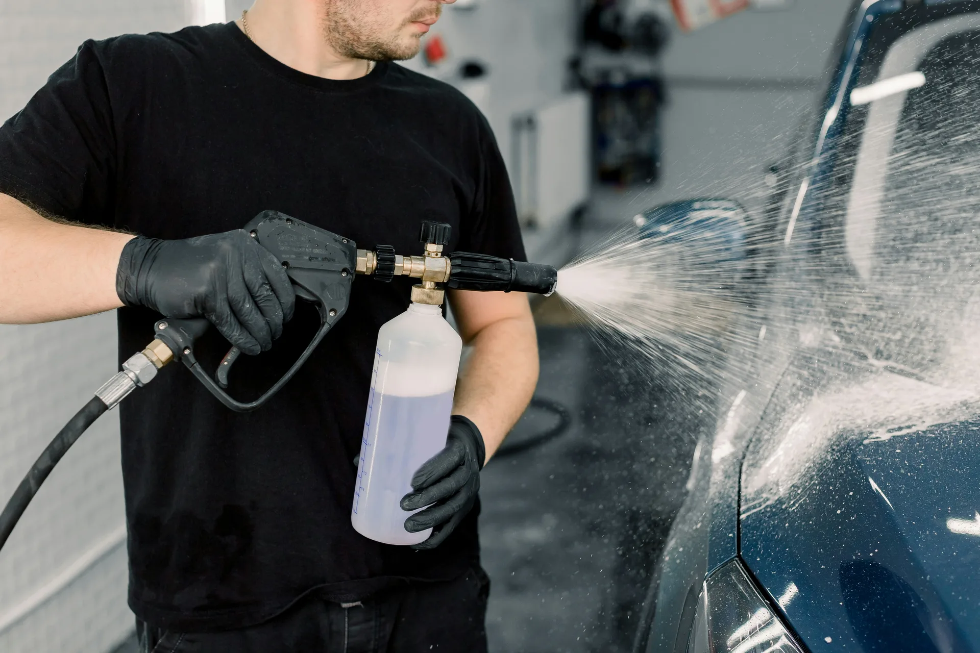 Kitchener commercial degreasing crew at a property